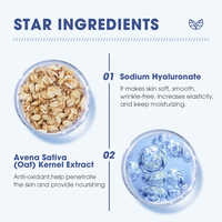 Kit de Sérums Ampoules Hydratants pour Cheveux et Cuir Chevelu au Collagène, ADN de Saumon PDRN, Cuivre Bleu, Marque Blanche Seek Pretty Private