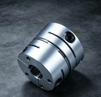 Accouplement flexible à soufflet en acier conforme RoHS, haute rigidité torsionnelle, haute vitesse (2000 tr/min) pour servomoteur d'automatisation
