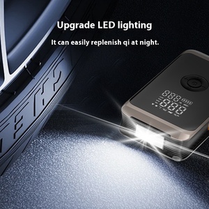 Tất cả-trong-một di động xe nhảy khởi động không dây máy bơm không khí ABS đa chức năng hiển thị kỹ thuật số khẩn cấp cung cấp điện không dây - Product Image 4