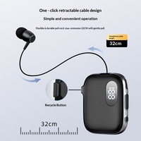Nuevo Auricular Inalámbrico K91 con Doble Micrófono, Tipo Clip para Solapa, Reducción de Ruido ENC, Pantalla Digital, Batería de Ultra Larga Duración, Control por Voz 6.0