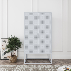 <span class=keywords><strong>Buffet</strong></span> d'entrée 3 portes en acier pour salon, meuble <span class=keywords><strong>de</strong></span> rangement moderne, table <span class=keywords><strong>de</strong></span> bar à café pour cuisine et <span class=keywords><strong>salle</strong></span> à <span class=keywords><strong>manger</strong></span> - Product Image 3