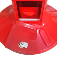 Vente directe d'usine ZENJET, machine à bonbons à grande capacité, modèle ZJ802, boîte à monnaie en métal rouge