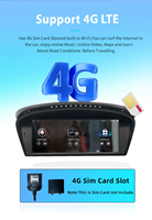 AutoRadio Android 14 lecteur multimédia de voiture pour BMW série 3 E90 E91 série 5 E60 E60 E61 E63 E64 CIC système écran StereoCarplay