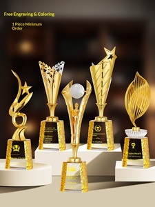 Trofeo in Metallo e Cristallo Creativo, Premio Personalizzato di Alta Gamma per Dipendenti Eccezionali, Competizioni Aziendali e Riunioni Annuali - Product Image 6