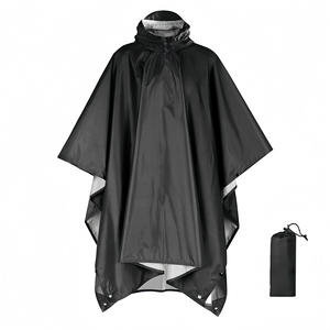 Multifuncional 3-en-1 Capa Impermeable Mochila Montañismo Al Aire Libre Poncho con capucha - Product Image 1