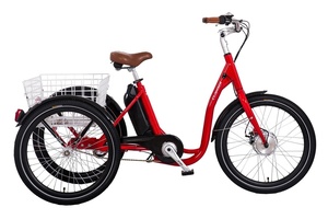 Tricycle électrique chine 24 pouces 3 <span class=keywords><strong>SP</strong></span> avec panier arrière vélo cargo adulte en vente - Product Image 2