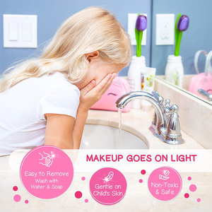 2025 nouveau gros enfants cosmétique jouet enfants <span class=keywords><strong>maquillage</strong></span> Kit Non-toxique fard à paupières <span class=keywords><strong>maquillage</strong></span> livre <span class=keywords><strong>Palette</strong></span> pour fille - Product Image 4