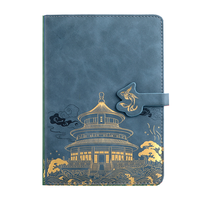 2024 Hot haut de gamme A5 cahier cadeau ensemble cadeau d'affaires personnalisé avec couverture en cuir en gros