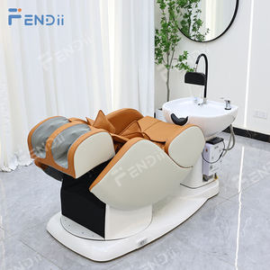 Su sirkülasyonu ve buharlama sistemi ile çok fonksiyonlu berber salonu masajlı saç yıkama koltuğu - Product Image 3