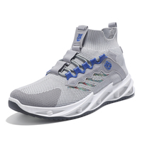 Sepatu Sneaker Fashion Terbaru Bernapas untuk Pria, Sepatu Kasual untuk Basket, Gaya Berjalan Musim Panas