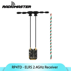 RadioMaster RP4TD 2.4GHz ELRS True Diversity <b>Receiver</b> Built-in <b>WiFi</b> Dual TCXO Long Range Stable RX for RC Models - Product Image 3