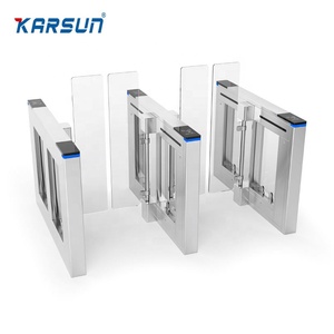 Sistema de Control de Acceso de Alta Seguridad para Gimnasios, Torniquete Automático, Barrera Giratoria, Puerta Torniquete con Reconocimiento Facial y de Palma de la Mano con Tarjeta RFID - Product Image 2
