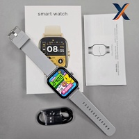 Montre connectée Y13 à double bracelet en acier, étanche IP65, tracker d'activité, appel vidéo, montre de sport Y13