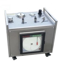 Pompe de surpression pneumatique de haute qualité LU-LKD-100-RC, pompe d'essai, banc d'essai hydrostatique avec enregistreur graphique