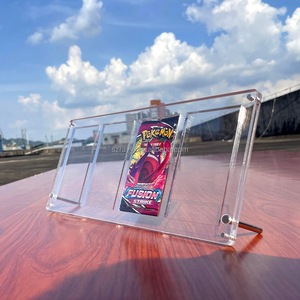 Boîte de rangement magnétique en acrylique pour boosters Pokémon RAY YI, échantillon gratuit, pour 4 boosters Pokémon, présentoir pour cartes Pokémon. - Product Image 3