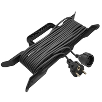 Câble d'alimentation industriel portable 250V 15m/20m pour extérieur, cordon d'alimentation 3*1.50mm² avec prise femelle pour générateur de chantier 13A