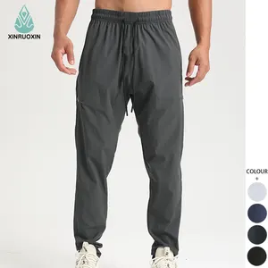 Sıcak satmak spor koşu spor ter pantolon hafif boş erkekler Sweatpants özel Joggers çabuk kuruyan spor pantolon