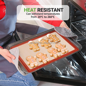 Venta de Fábrica: Molde de Silicona Antiadherente para Hornear 42x32cm, Apto para Lavavajillas, Resistente al Calor, Portátil, para Brownies, Pasteles, Tartas, Pan, Lasañas - Product Image 5