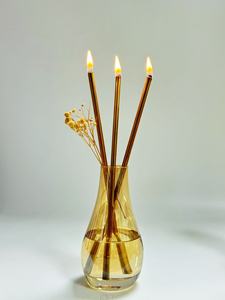 Cuatro tipos de mechas de metal Oro Plata Negro Rosa Oro Vela eterna Quema sin humo, tiene un efecto regulador sobre las emociones - Product Image 2