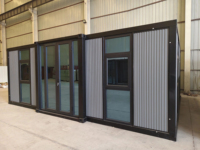 Maison conteneur extensible, maison mobile, maison préfabriquée, maison modulaire, maison préfabriquée 20/30/40 pieds, 2-3 chambres