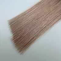 Extensions de cheveux professionnelles de qualité supérieure, ton cendré blond foncé, cheveux humains super double drawn, 22 pouces, prêtes à être expédiées