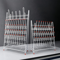Support de séchage en verre pour tubes à essai, béchers, flacons, cylindres gradués, avec picots antidérapants, support de drainage de laboratoire