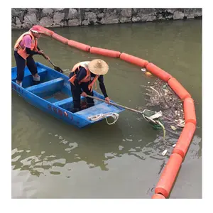 Réservoir anti-impact barrière flottante pollution plastique rangée flottante bouée en matériau PE intégré flotteur d'avertissement 220*1000mm