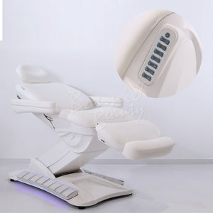 Kursi Periksa Medis Elektrik Modern BONNIEBEAUTY 4-Motor, Meja Pijat untuk Tempat Tidur Kecantikan Wajah untuk Prosedur Estetika - Product Image 3