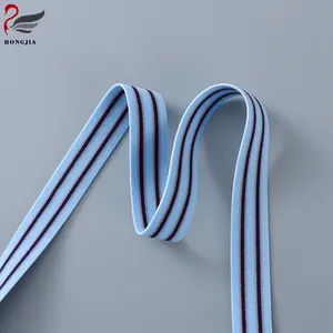 1.8cm 2.0cm sehr weichen gebürstetem plüsch nylon spandex streifen elastische band für höschen kleidung