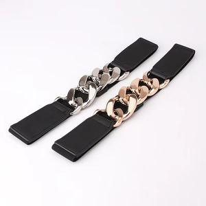 Cinturón de Cadena Gruesa de Metal Exagerado, Estilo Punk Motociclista, Elástico, Decorativo, Tendencia Europea y Americana - Product Image 3