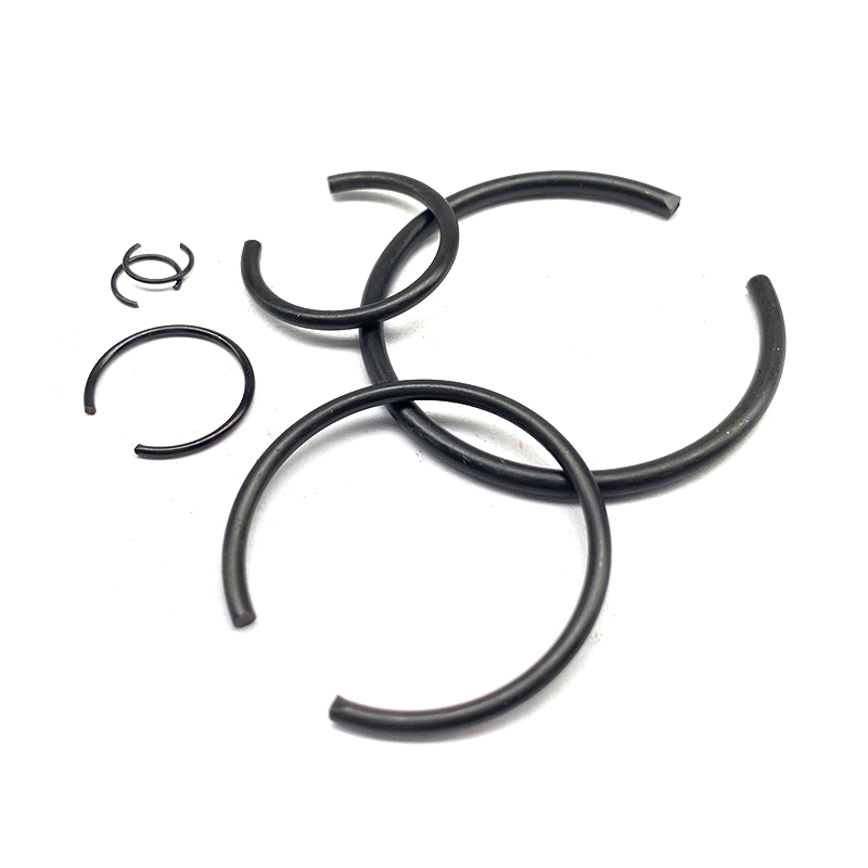thumbnail image 2 of 10Pcs Retaining Rings - 1.2mm Spring Steel Round Snap Rings For Shaft 2 of 4