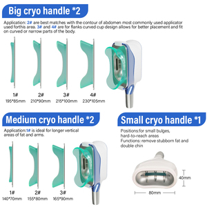 <span class=keywords><strong>Precio</strong></span> al por mayor 9 en 1 doble mentón Remvoal grasa congelación Lipolaser Rf Criolipolisi 360 criolipólisis máquina de adelgazamiento - Product Image 3