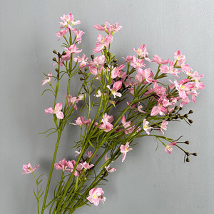 Plantes artificielles, ornement <span class=keywords><strong>de</strong></span> jardin, bouquet décoratif <span class=keywords><strong>de</strong></span> delphinium pour bureau, jardin, décoration artificielle, imitation <span class=keywords><strong>de</strong></span> fleurs artificielles - Product Image 3
