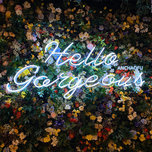 Nhà Sản Xuất Của Hot Bán Tùy Chỉnh <span class=keywords><strong>LED</strong></span> Neon Dấu Hiệu Chữ Thiên Thần Cánh Tường Trang Trí Cho Phòng Ngủ Không Có Moq IP65 Đánh giá - Product Image 5