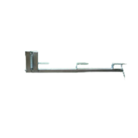 Système de garde-corps universel en acier pour parapet, panneaux de coffrage, protection temporaire des bords, réutilisable, haute résistance, facile à installer