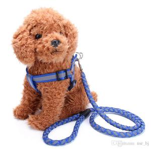 Kingtale wholesale easy walk nylon step in reflective dog harness and leash set - Product Image 6