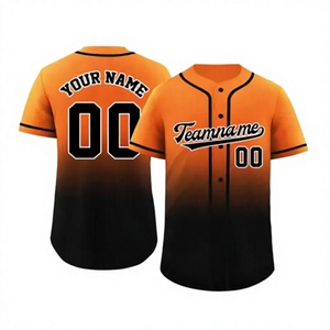 Camiseta de Béisbol Personalizada con Degradado Blanco y Verde Azulado para Hombre, Adulto, Manga Corta, Transpirable, de Secado Rápido, Talla Grande, con Botones en la Parte Delantera y Nombre del Equipo - Product Image 5