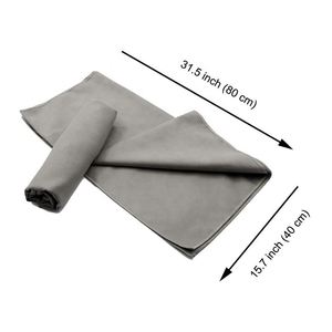 Custom Logo Lightweight Quick Dry Absorbent <b>Microfiber</b> Sports <b>Towel</b> for Gym Fitness Workout Promotion - Product Image 2