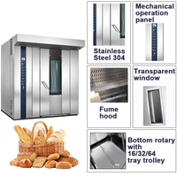 Machine à Croissants Industrielle Commerciale Complète GRACE, Four Rotatif Électrique à Gaz 32 Plaques, Équipement de Boulangerie Professionnel