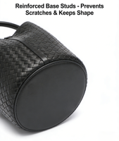Ensemble de sacs seau en cuir de luxe, imperméables, sac à main de créateur pour femme avec pochette à cordon, tendance, logo personnalisé, sac fourre-tout mode