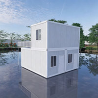 Maison conteneur modulaire sur mesure, moderne, étanche, à assemblage simple, architecture hôtelière, prête à l'emploi