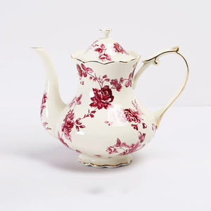 Juego de Café y Té con Diseño de Rosas Rojas Europeas, Tazas de Cerámica Creativas, Regalos Personalizados al por Mayor - Product Image 4