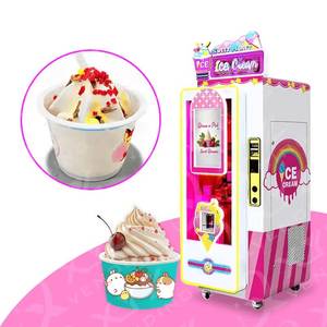 Precooling Fresh Keeping Ice Cream Vending <b>Machine</b> with SDK Function 59 Kinds of Tastes 100 Cups Capacity - Product Image 1