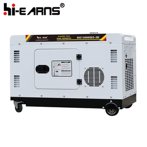 Hiearns DG15000SE3-3D 8KW 10KW 10KVA 12.5kva siêu im lặng toàn bộ sức mạnh 1105fd làm mát bằng không khí Máy phát điện diesel với AC quá tải chuyển đổi - Product Image 5