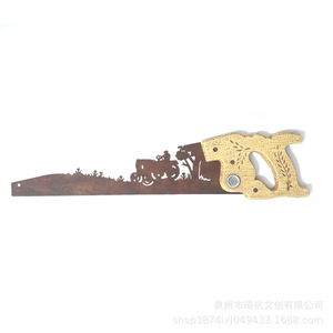 Ornement en résine artisanal en fer forgé, motif tracteur agricole, cadeau de la Fête des Pères, décoration - Product Image 5