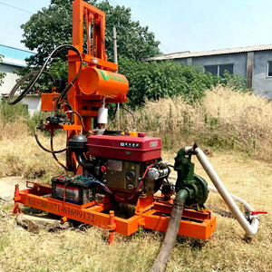 <b>Mini</b> Hydraulic diesel Water Well Drilling <b>Mini</b> diesel Wheel Removable 100m Depth Water Well <b>Drill</b> Rig Kit for sale - Product Image 1