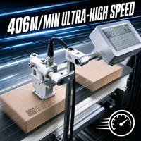 NASCENCE 406m/menit Printer TIJ Ultra Cepat T180E Koder Inkjet Industri Kecepatan Tinggi untuk Lini Produksi Volume Besar