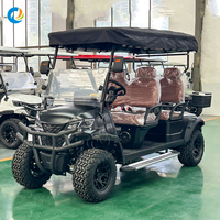 Robetaa OEM Service Professional 4 Seater Battery Powered Electric Golf Cart dengan Sertifikat CE Electric Golf Buggy