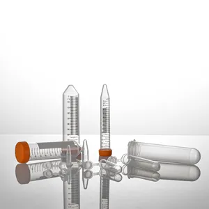 Consumibles de tubo de plástico 0,6 ml 1,5 ml 2,0 ml 5ml 10ml 50ml tubo de centrífuga multicolor transparente para pruebas de laboratorio IVD