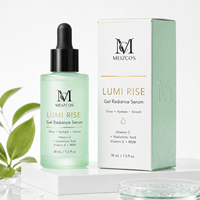 Sérum Visage Éclatant Hydratant OEM ODM Lumi Rise Gel Radiance à la Vitamine C, Acide Hyaluronique, Vitamine E et MSM 30ml – Soin Marque Privée